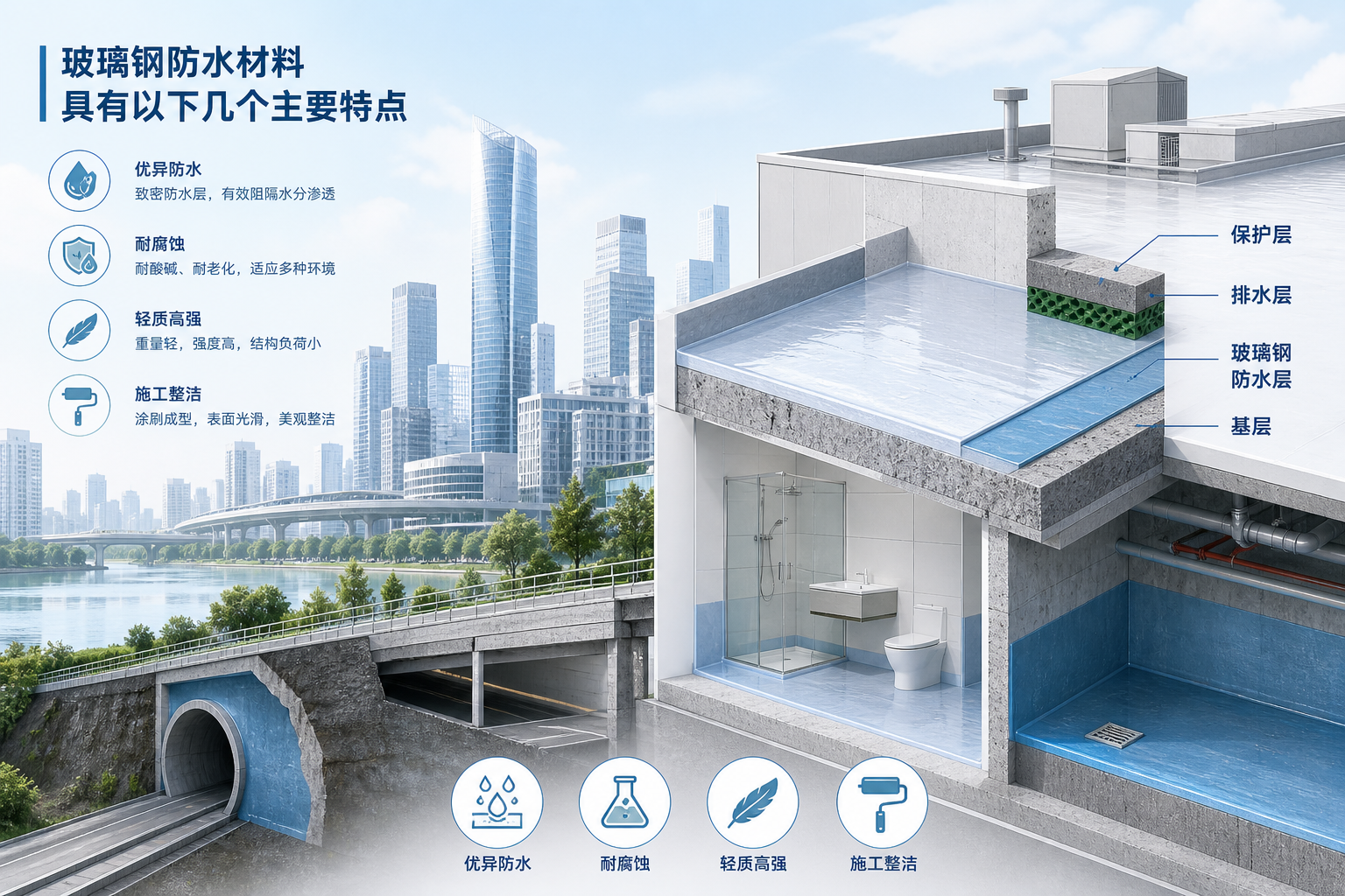 2023年玻璃钢防水材料市场趋势分析，关注 武汉 发展